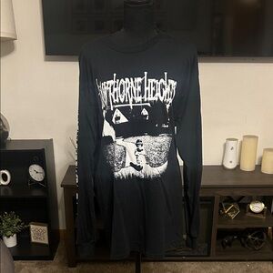 Black Long Sleeve Hawthorne Heights T